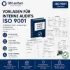 Audit-Checklisten ISO 9001 Set für interne Systemaudits Kapitel 4 bis 10