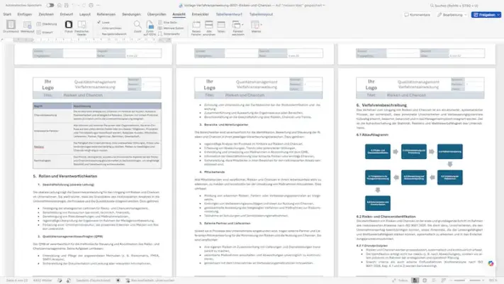 QM Verfahrensanweisung Muster Vorlage zur ISO 9001 Dokumentation