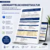 Produktbild einer bearbeitbaren Word-Vorlage für die Lebensmittelsicherheitskultur nach IFS Food Version 8 Kapitel 1.1 mit Prozessstammblatt, Kennzahlen und Audit-Badges.