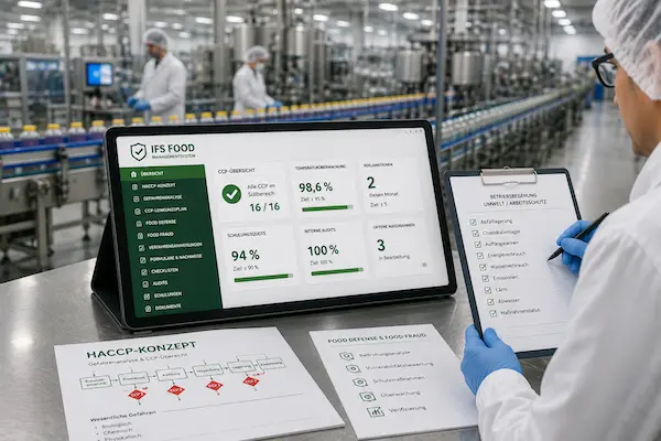 IFS-Food-Vorlagen für HACCP und ISO 22000 – digitales Managementsystem zur Lebensmittelsicherheit mit Dokumentation und Auditvorbereitung