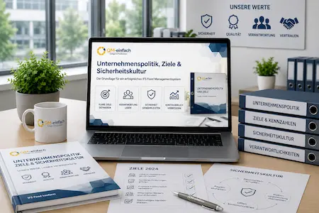 IFS Food Unternehmenspolitik, Ziele und Sicherheitskultur als Grundlage für ein normkonformes Lebensmittelsicherheitsmanagement.
