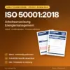 Produktbild ISO 50001:2018 Arbeitsanweisung Energiemanagement als Word-Vorlage mit Ablauf, Zuständigkeiten und Prozessnachweisen