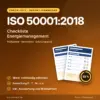 ISO 50001 Checkliste mit Prüfpunkten, Ankreuzfeldern und Erfüllungsgrad als Word-Vorlage