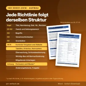 Archivierungsrichtlinie ISO 50001 – Aufbewahrung, Schutz und Vernichtung dokumentierter Information im EnMS (Word) – Bild 3
