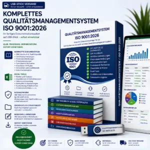ISO 9001 Vorlagen Paket für ein Qualitätsmanagementsystem