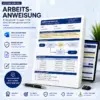 Arbeitsanweisungen ISO 9001:2026 – bearbeitbare Word-Vorlagen für standardisierte Arbeitsabläufe