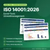 Excel-Tools Umweltmanagement ISO 14001:2026 mit Dashboard
