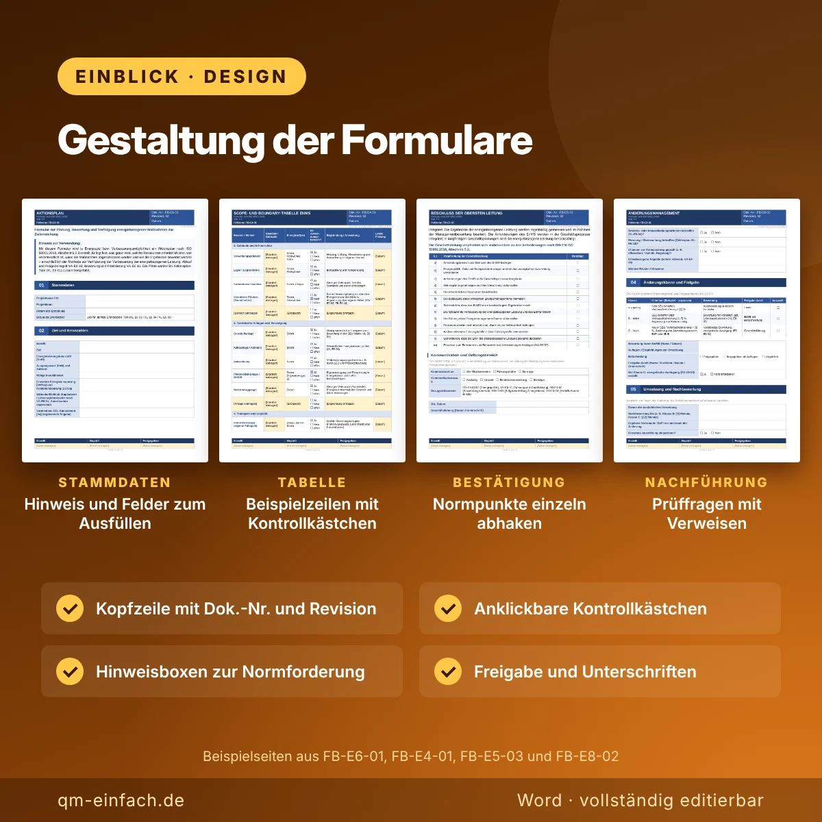 Auditorenqualifikation ISO 50001 – Formblatt Auditorenqualifikationsnachweis (Word) – Bild 2