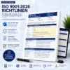 Richtlinien ISO 9001:2026 – bearbeitbare Word-Vorlagen für das Qualitätsmanagement